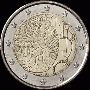 Finland 2 euro 2010 150 Jaar muntslag UNC